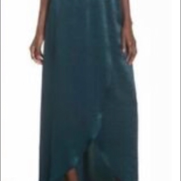 NWT Show Me Your Mumu Green Halter Maxi Prom Dress - Picture 2 of 7